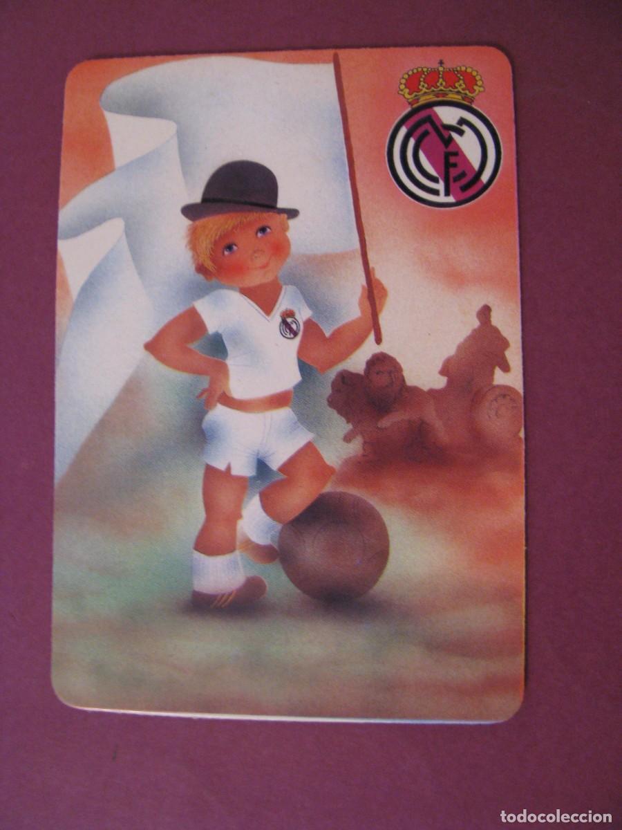 Coleccionismo calendarios: CALENDARIO DE BOLSILLO. FUTBOL REAL MADRID. AUTOS FORTUNA RENT A CAR, MALAGA 1990