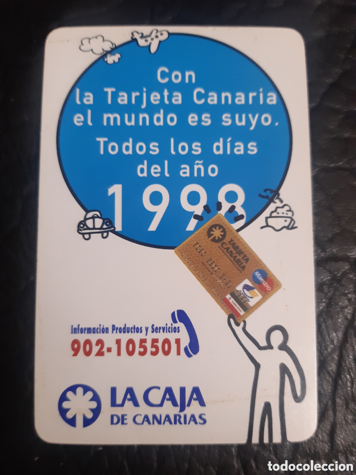 Coleccionismo calendarios: Calendario La Caja de Canarias 1998
