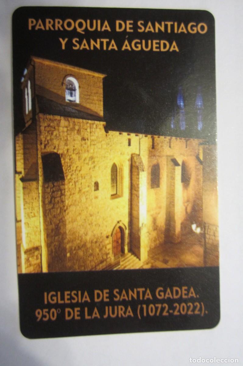 Coleccionismo calendarios: Calendario Iglesia Santa Agueda Burgos 2022