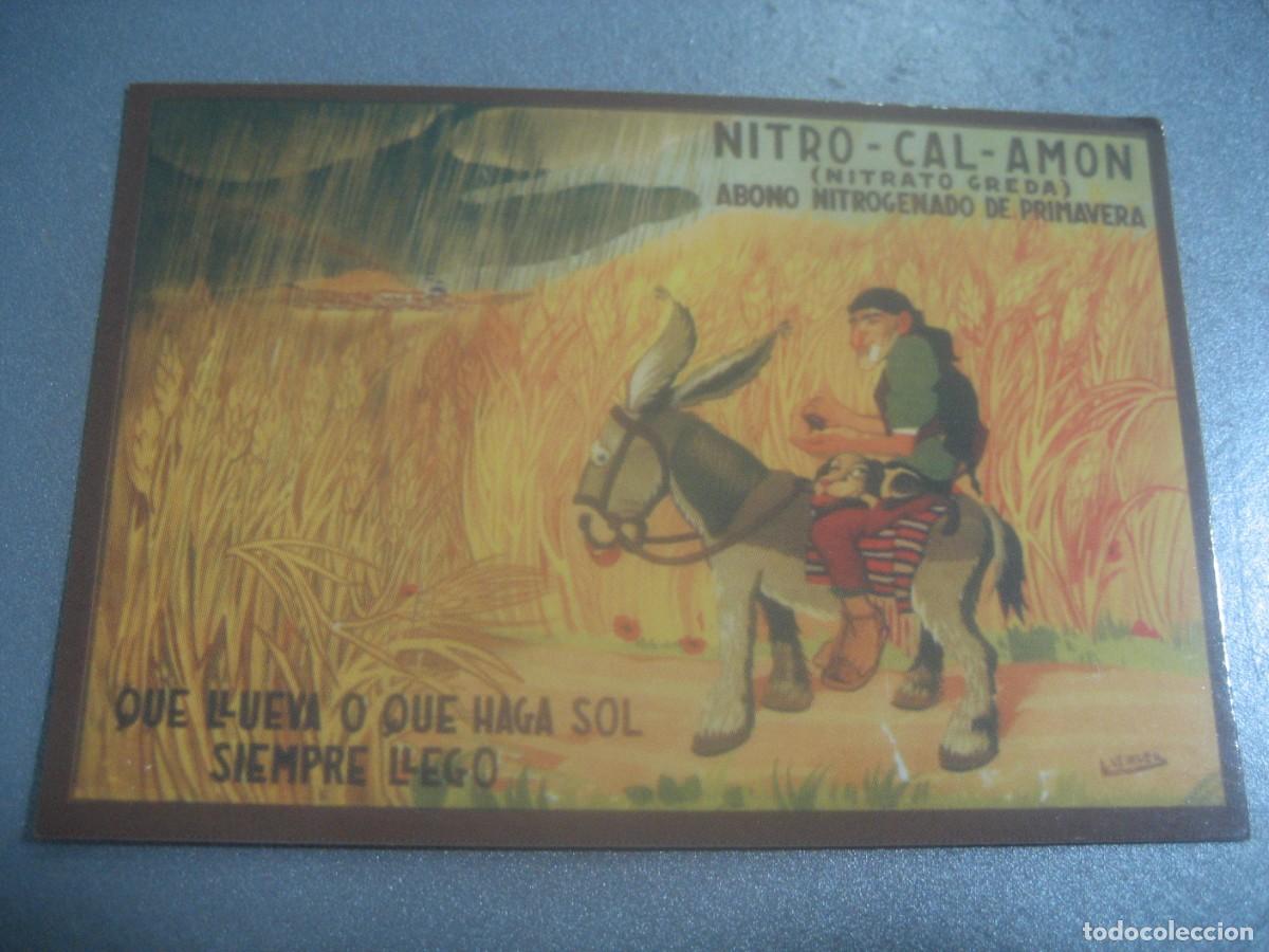 Coleccionismo calendarios: CALENDARIO CARTELES ANUNCIOS 1961. NITRO - CAL - AMON. N&ordm;6