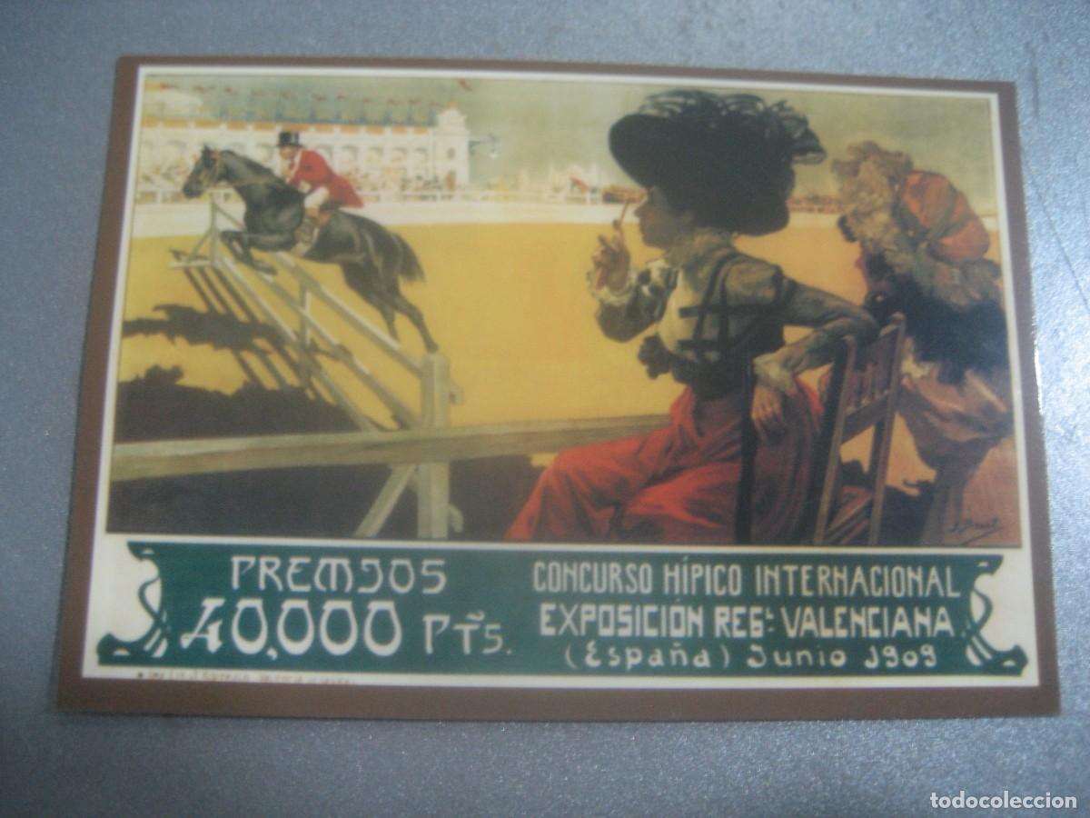 Coleccionismo calendarios: CALENDARIO CARTELES ANUNCIOS 1961. CONCURSO HIPICO INTERNACIONAL, VALENCIA 1909. N&ordm;7