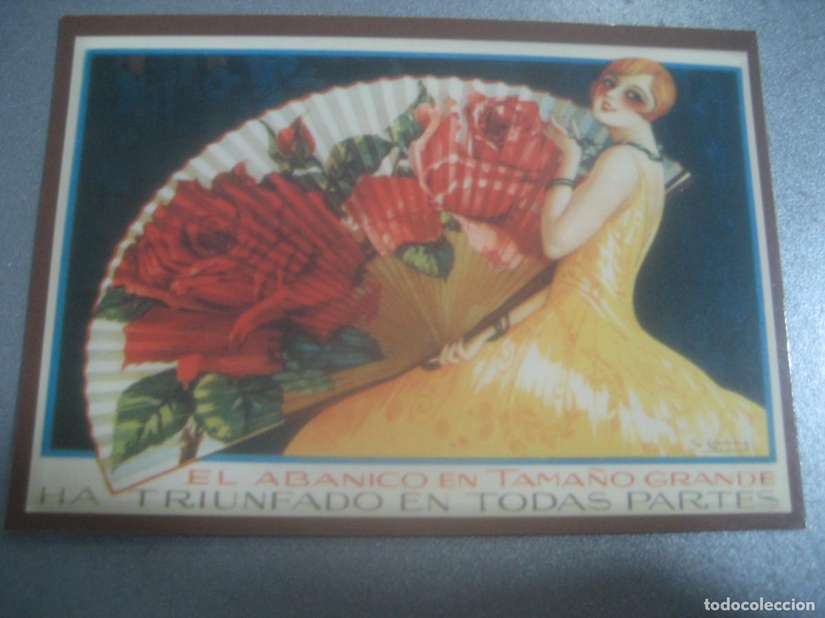 Coleccionismo calendarios: CALENDARIO CARTELES ANUNCIOS 1961. ABANICO TAMA&Ntilde;O GRANDE. N&ordm;10