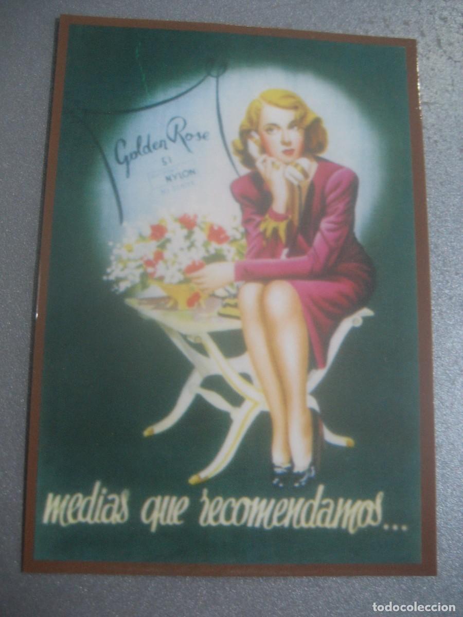 Coleccionismo calendarios: CALENDARIO CARTELES ANUNCIOS 1961. MEDIAS GOLDEN ROSE. N&ordm;19