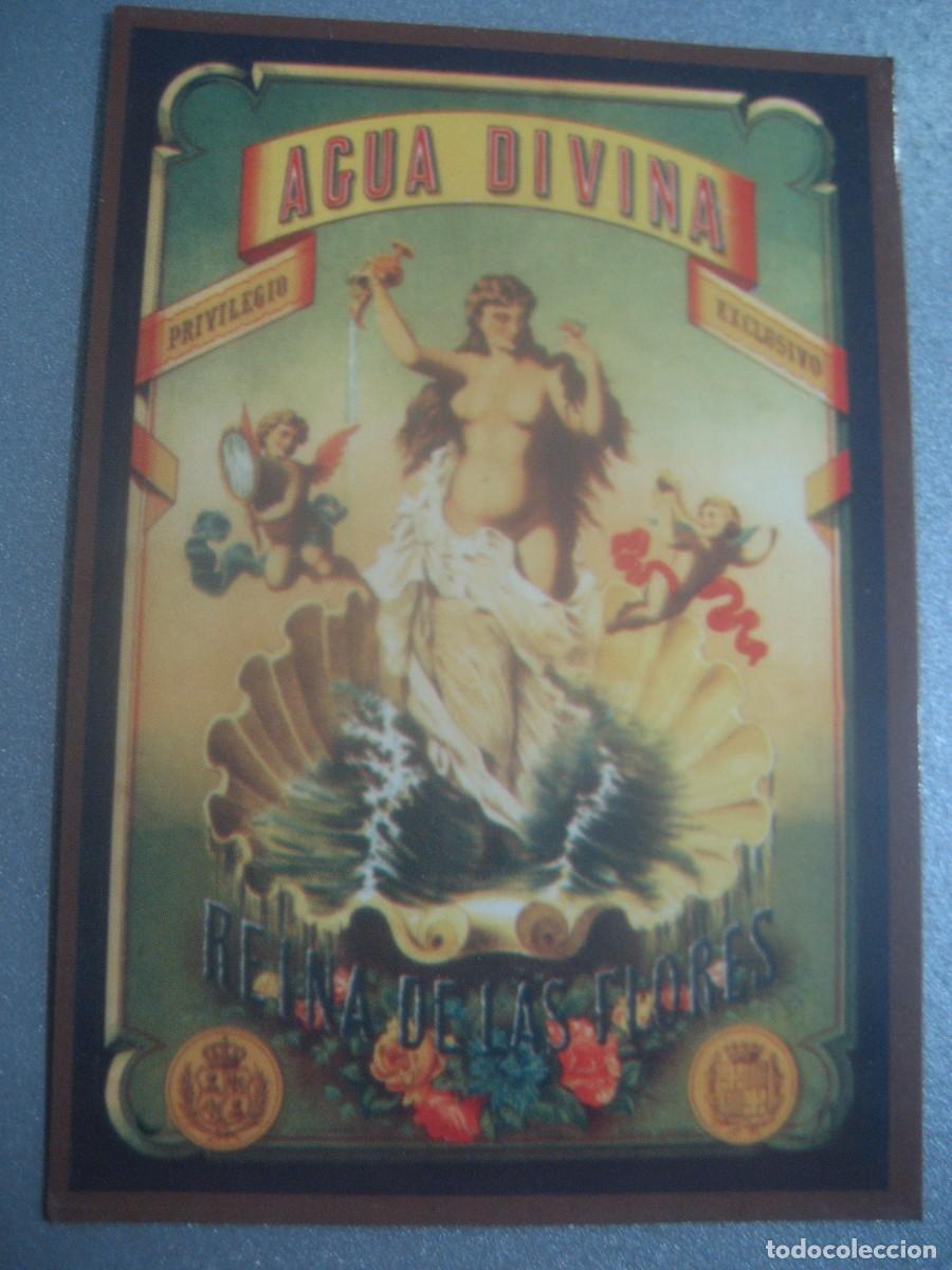 Coleccionismo calendarios: CALENDARIO CARTELES ANUNCIOS 1961. AGUA DIVINA REINA DE LAS FLORES. N&ordm;29