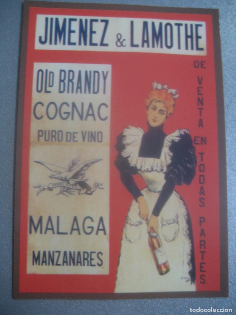 Coleccionismo calendarios: CALENDARIO CARTELES ANUNCIOS 1961. JIMENEZ & LAMOTHE, BRANDY COGNAC. N&ordm;33
