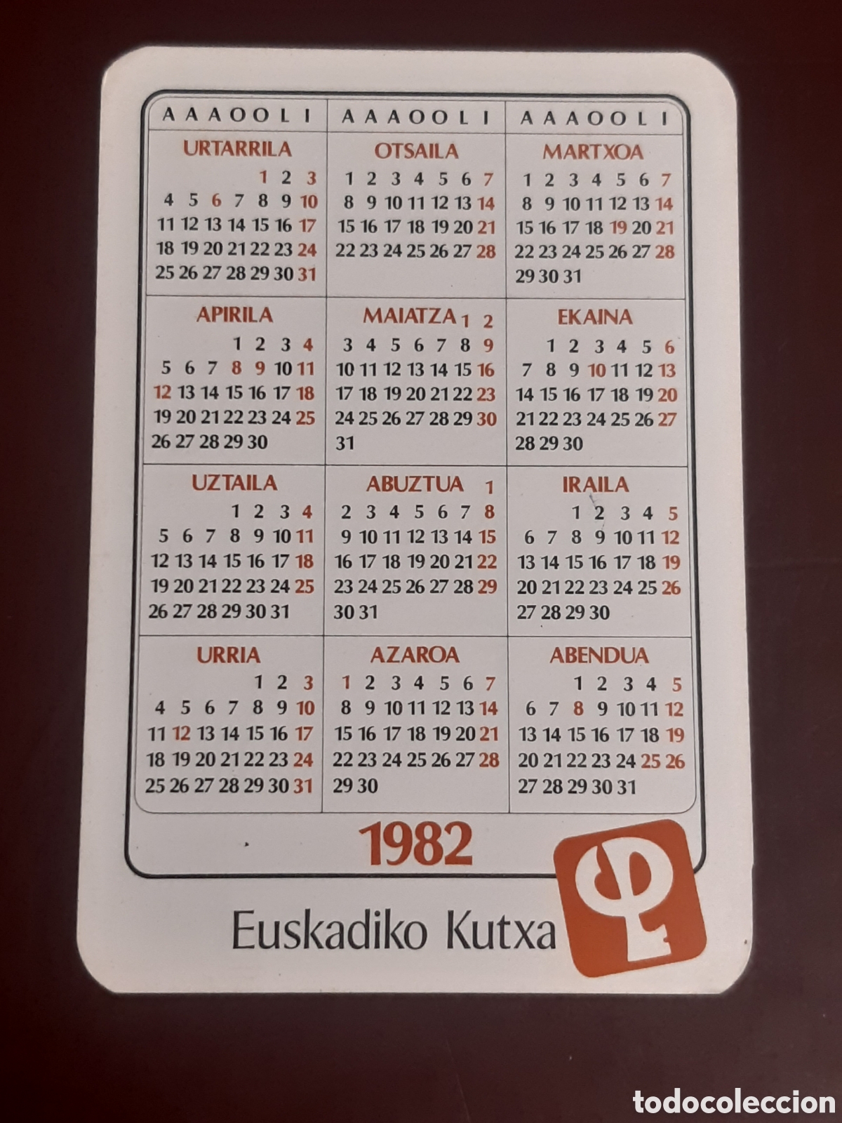 Coleccionismo calendarios: Calendario Caja Laboral 1982 - Foto 2