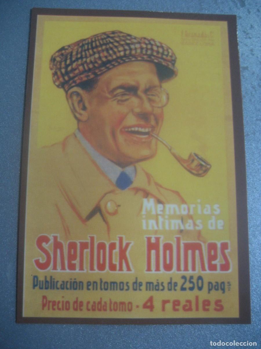 Coleccionismo calendarios: CALENDARIO CARTELES ANUNCIOS 1961. MEMORIAS INTIMAS DE SHERLOCK HOLMES. N&ordm;37