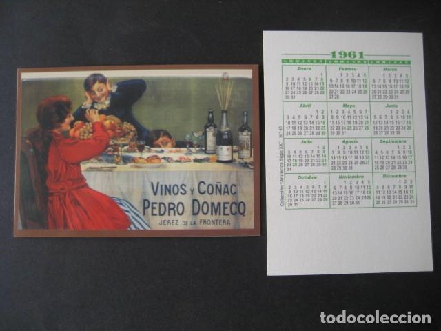 Coleccionismo calendarios: CALENDARIO CARTELES ANUNCIOS 1961. VINOS Y CO&Ntilde;AC PEDRO DOMECQ JEREZ DE LA FRONTERA. N&ordm;38