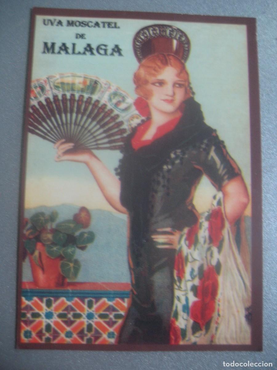 Coleccionismo calendarios: CALENDARIO CARTELES ANUNCIOS 1961. UVA MOSCATEL DE MALAGA. N&ordm;52