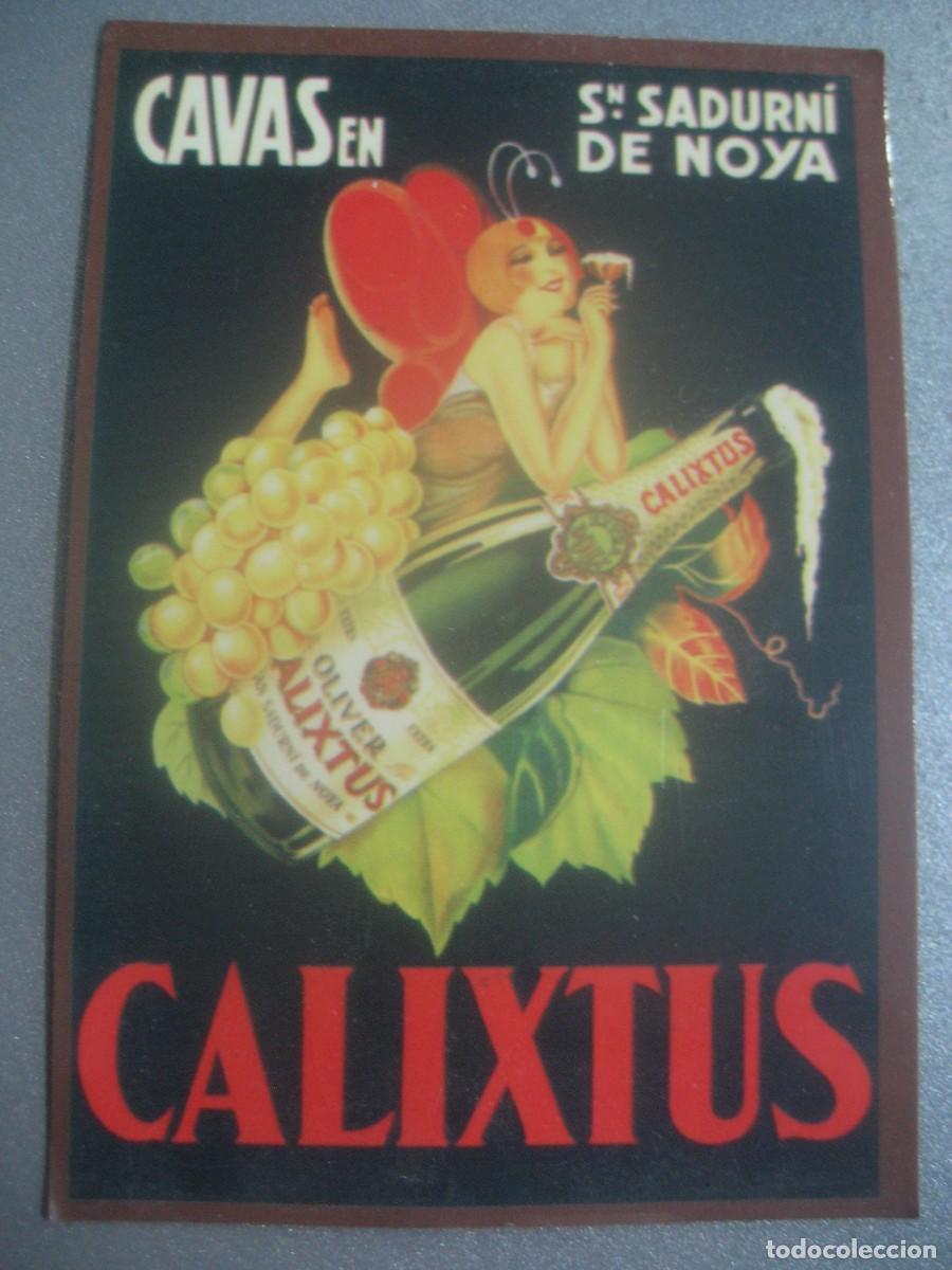 Coleccionismo calendarios: CALENDARIO CARTELES ANUNCIOS 1961. CALIXTUS, CAVAS SAN SADURNI DE NOYA. N&ordm;54