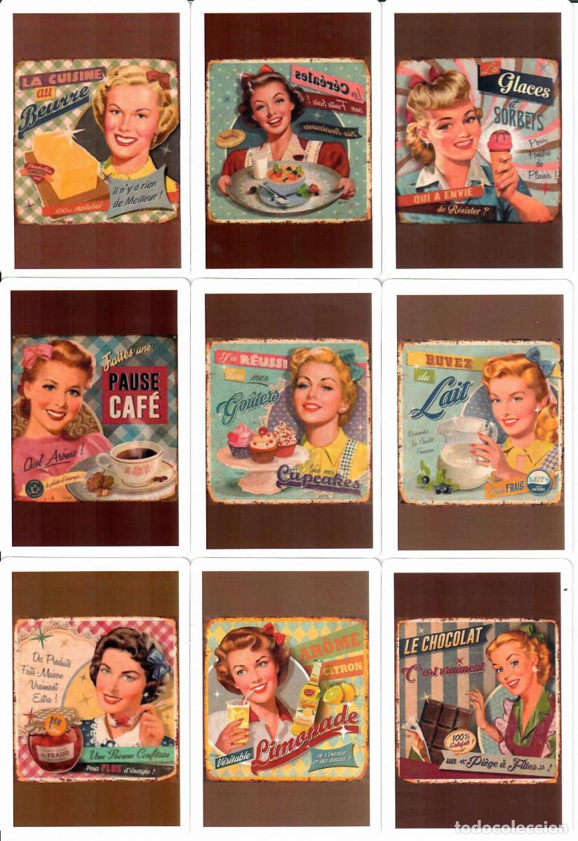 Coleccionismo calendarios: 9 CALENDARIOS DE BOLSILLO - A&Ntilde;O 2022 - ANUNCIOS VINTAGE FOOD