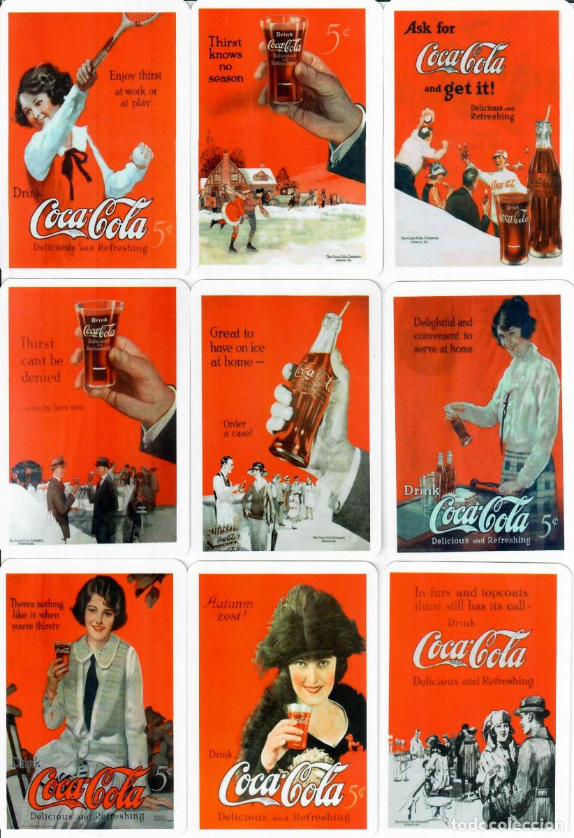Coleccionismo calendarios: 9 CALENDARIOS DE BOLSILLO - A&Ntilde;O 2022 - COCA COLA