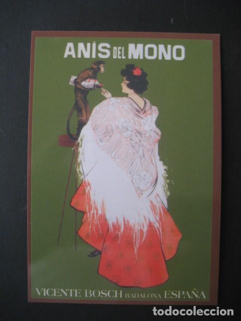Coleccionismo calendarios: CALENDARIO CARTELES ANUNCIOS 1961. ANIS DEL MONO, VICENTE BOSCH, BADALONA. N&ordm;68
