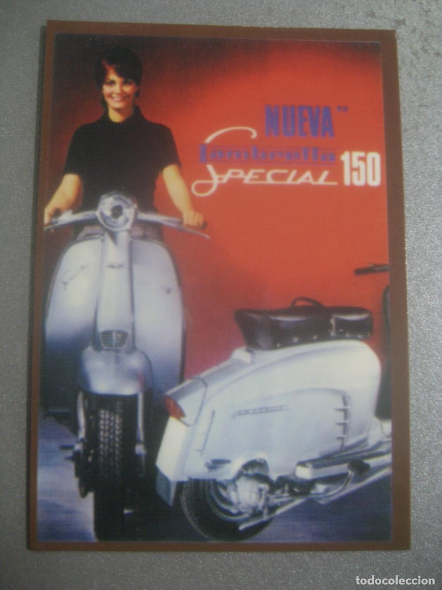 Coleccionismo calendarios: CALENDARIO CARTELES ANUNCIOS 1961. NUEVA LAMBRETTA SPECIAL 150. N&ordm;74