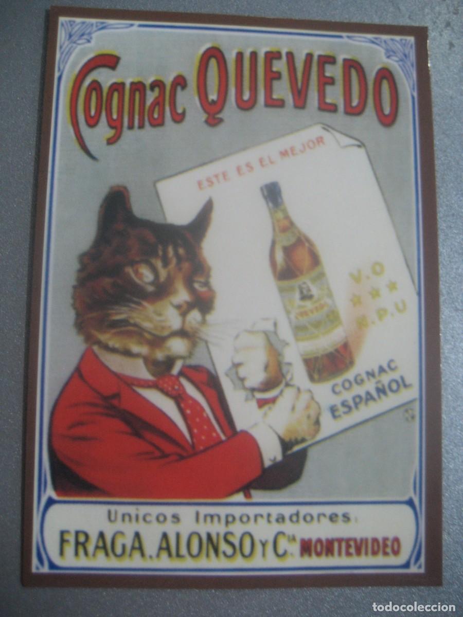 Coleccionismo calendarios: CALENDARIO CARTELES ANUNCIOS 1961. COGNAC QUEVEDO. FRAGA ALONSO Y CIA. N&ordm;77