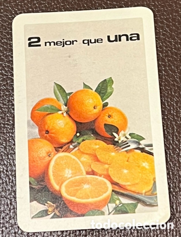 Coleccionismo calendarios: Calendario de bolsillo. 2 mejor que UNA. Fournier. 1976.
