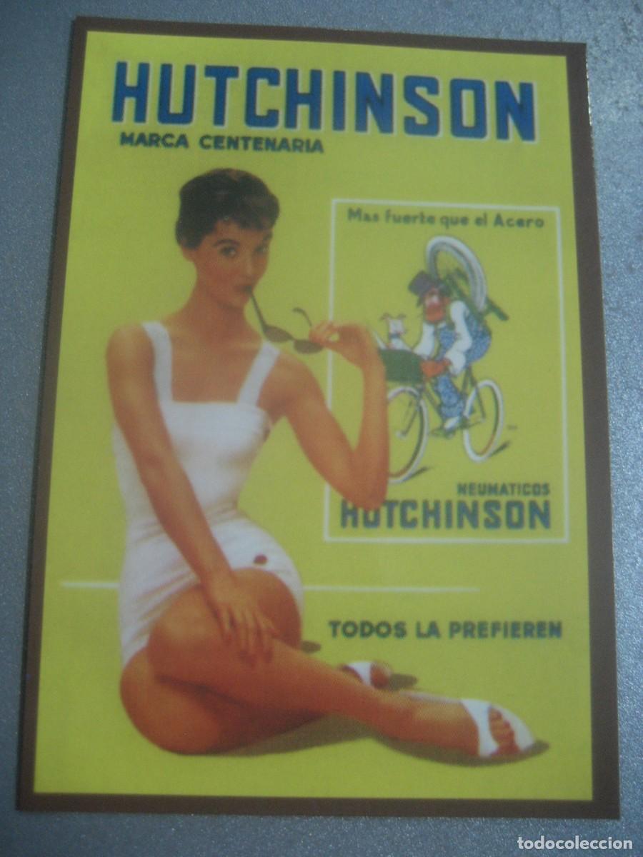 Coleccionismo calendarios: CALENDARIO CARTELES ANUNCIOS 1961. NEUMATICOS HUTCHINSON. N&ordm;84