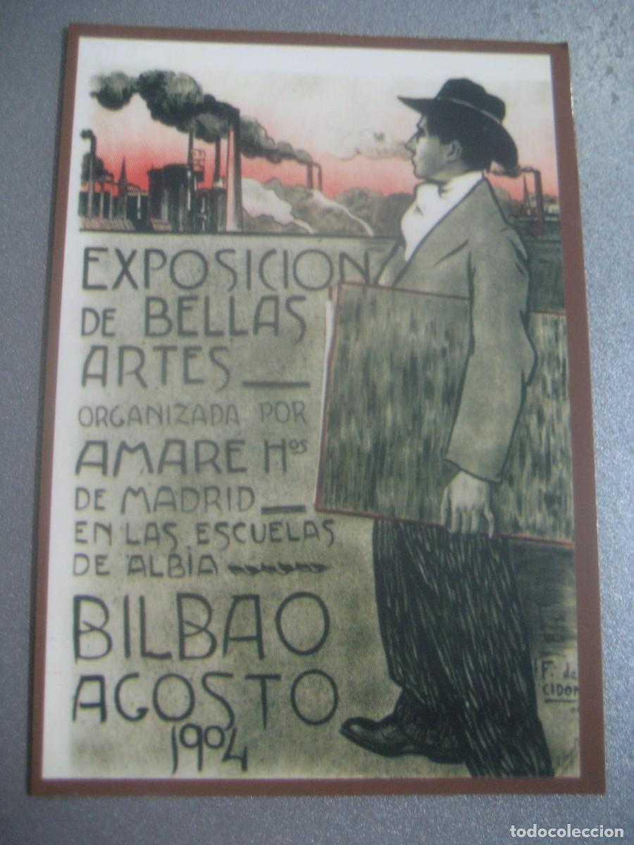 Coleccionismo calendarios: CALENDARIO CARTELES ANUNCIOS 1961. EXPOSICION DE BELLAS ARTES, BILBAO 1904. N&ordm;87