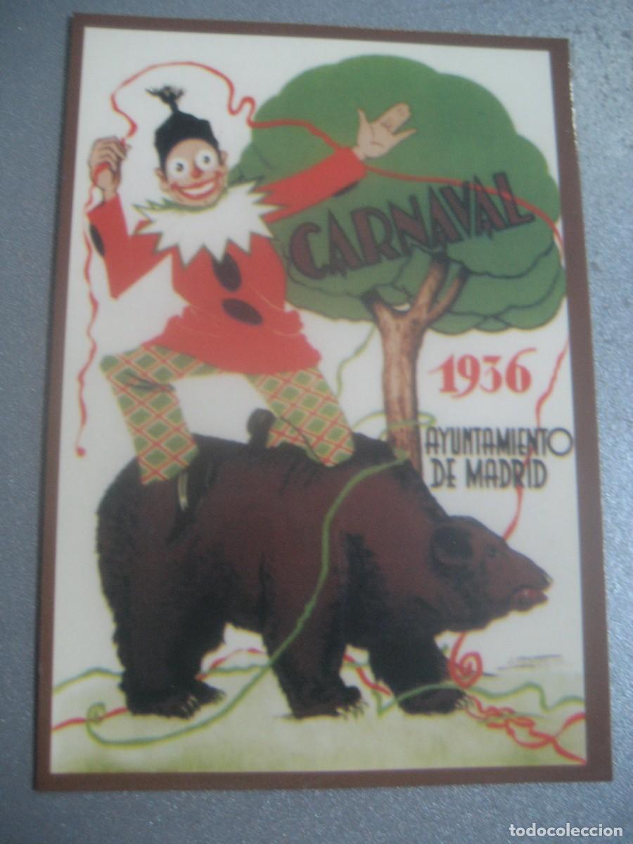 Coleccionismo calendarios: CALENDARIO CARTELES ANUNCIOS 1961. AYUNTAMIENTO DE MADRID. CARNAVAL 1936. N&ordm;89