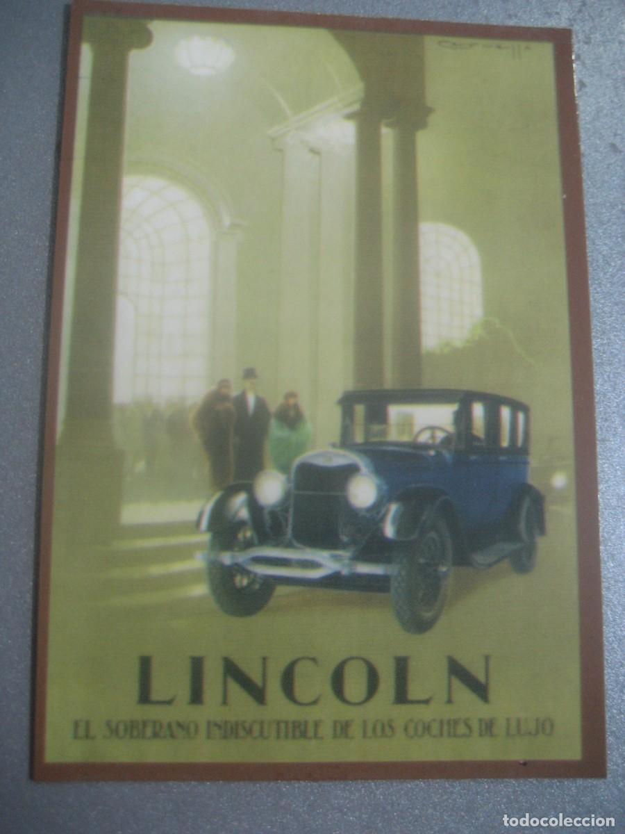 Coleccionismo calendarios: CALENDARIO CARTELES ANUNCIOS 1961. COCHES DE LUJO LINCOLN. N&ordm;97