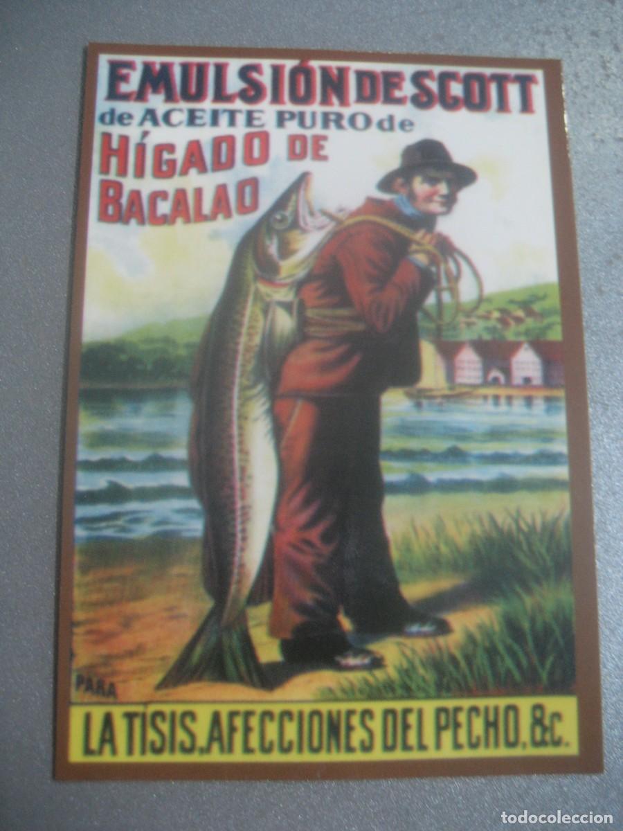 Coleccionismo calendarios: CALENDARIO CARTELES ANUNCIOS 1961. EMULSION DE SCOTT. ACEITE DE HIGADO DE BACALAO. TISIS. N&ordm;99