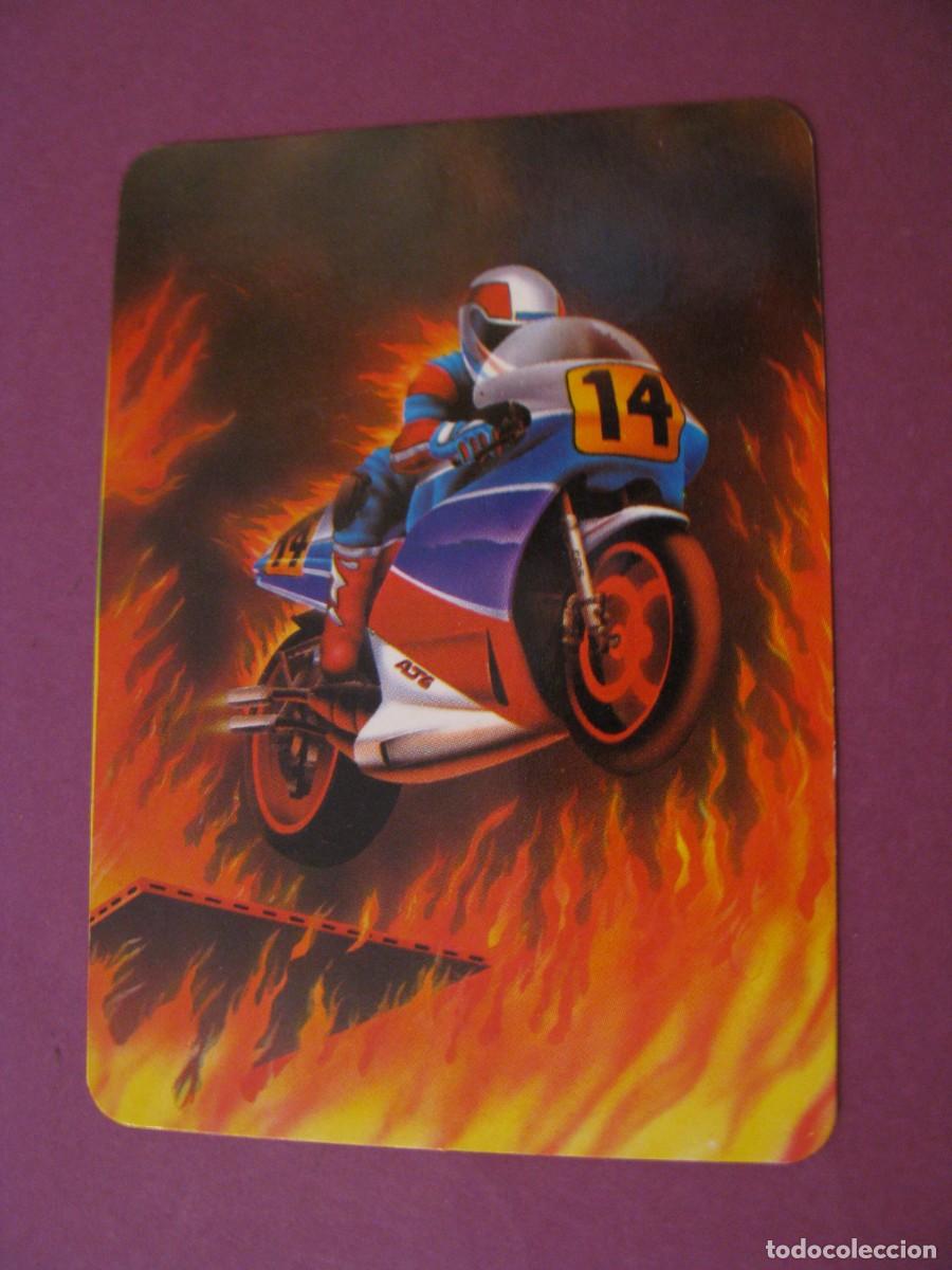Coleccionismo calendarios: CALENDARIO DE BOLSILLO. IMAGEN MOTO DEPORTIVA. PUBL. PUB STOP. LASER KARAOKE, MALAGA 1994