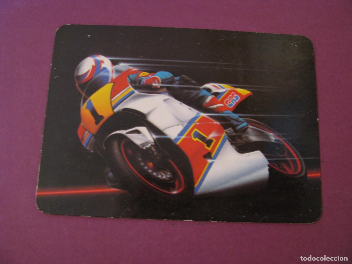 Coleccionismo calendarios: CALENDARIO DE BOLSILLO. IMAGEN MOTO DEPORTIVA. PUBL. TOM&Eacute; LENCERIA JUANITA. MALAGA 1991