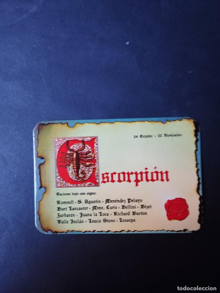 Coleccionismo calendarios: CALENDARIO PUBLICIDAD HOROSCOPO ESCORPIO DEL A&Ntilde;O 1971 - EL DE LA FOTOS VER TODOS MIS CALENDARIOS