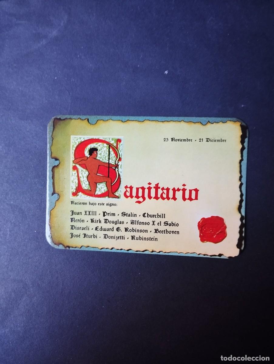 Coleccionismo calendarios: CALENDARIO PUBLICIDAD HOROSCOPO SAGITARIO DEL A&Ntilde;O 1971 - EL DE LA FOTOS VER TODOS MIS CALENDARIOS