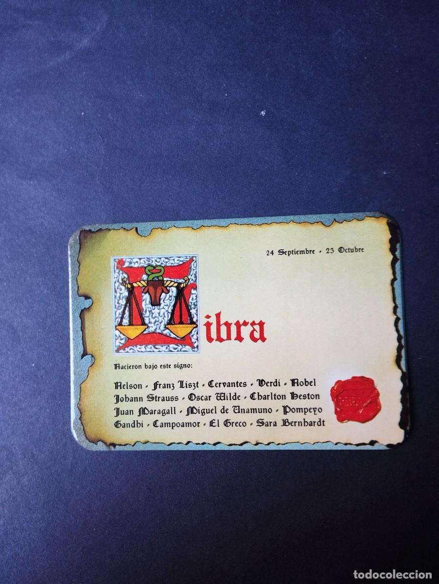 Coleccionismo calendarios: CALENDARIO PUBLICIDAD HOROSCOPO LIBRA DEL A&Ntilde;O 1971 - EL DE LA FOTOS VER TODOS MIS CALENDARIOS