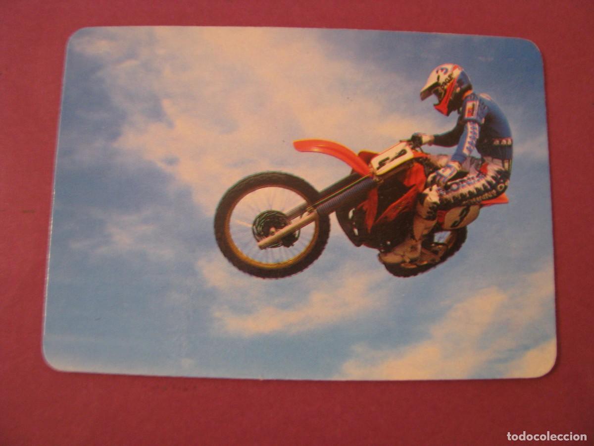 Coleccionismo calendarios: CALENDARIO DE BOLSILLO. IMAGEN MOTO DEPORTIVA. PUBL. AUTOMOVILES CAMPANILLAS, 1990