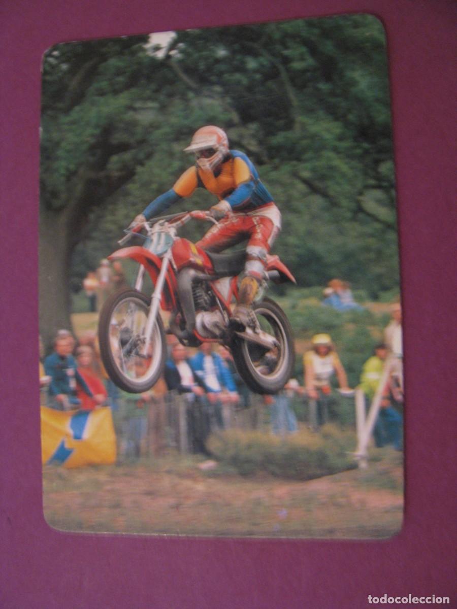 Coleccionismo calendarios: CALENDARIO DE BOLSILLO. IMAGEN MOTO DEPORTIVA. PUBL. BAR ANODE, MALAGA 1987