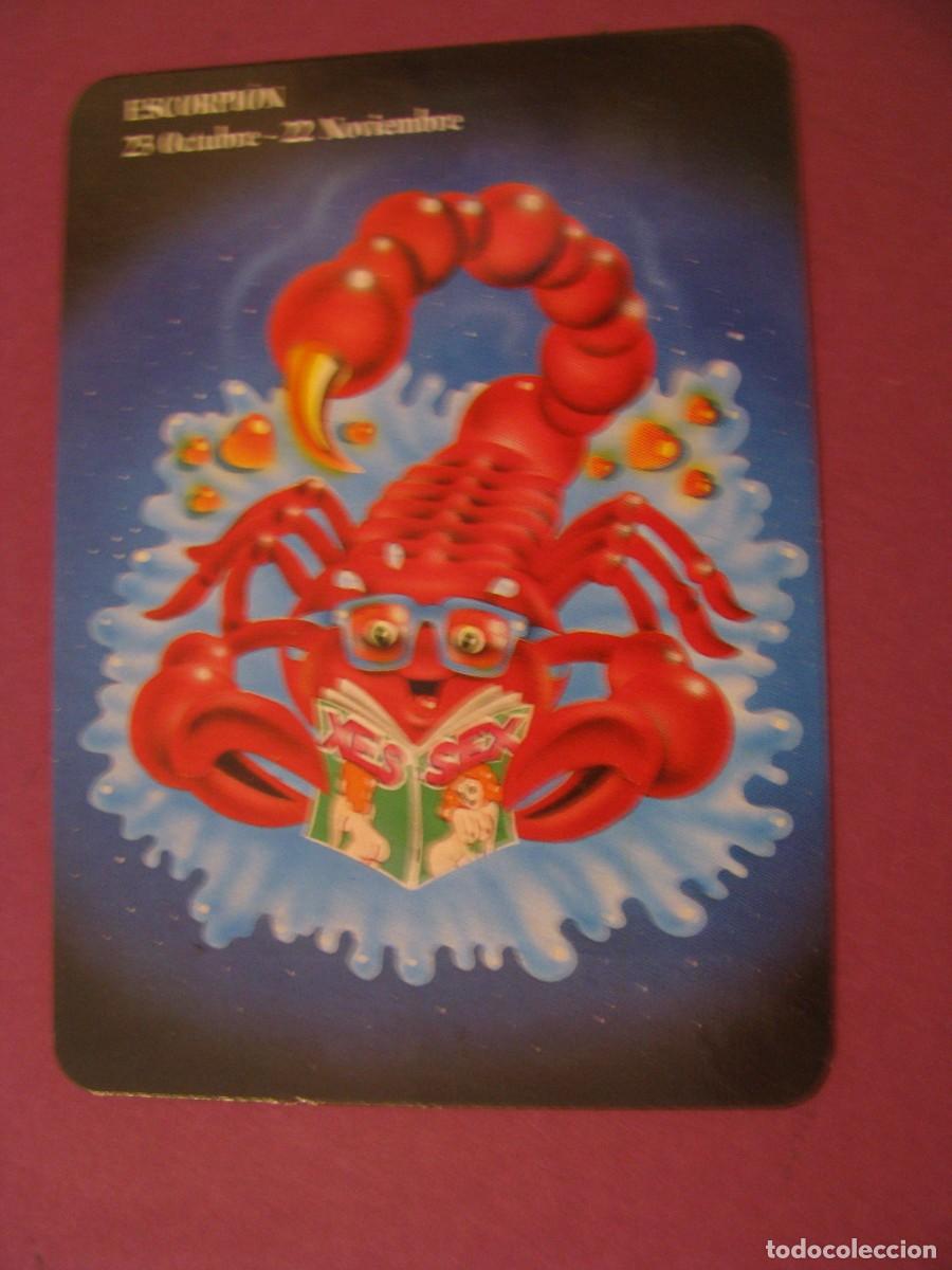 Coleccionismo calendarios: CALENDARIO DE BOLSILLO 1992. IMAGEN HOROSCOPO, ESCORPION. PUBL. ASEGUR, MALAGA