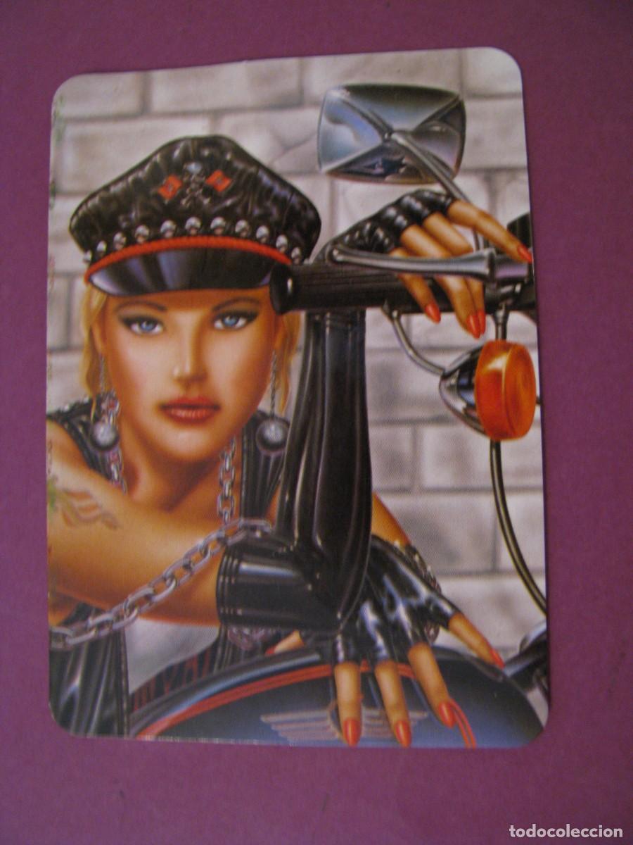 Coleccionismo calendarios: CALENDARIO DE BOLSILLO 1996. IMAGEN MOTOS, CHICA. REPUESTOS ARCADIO CASADO ARJONA, MALAGA