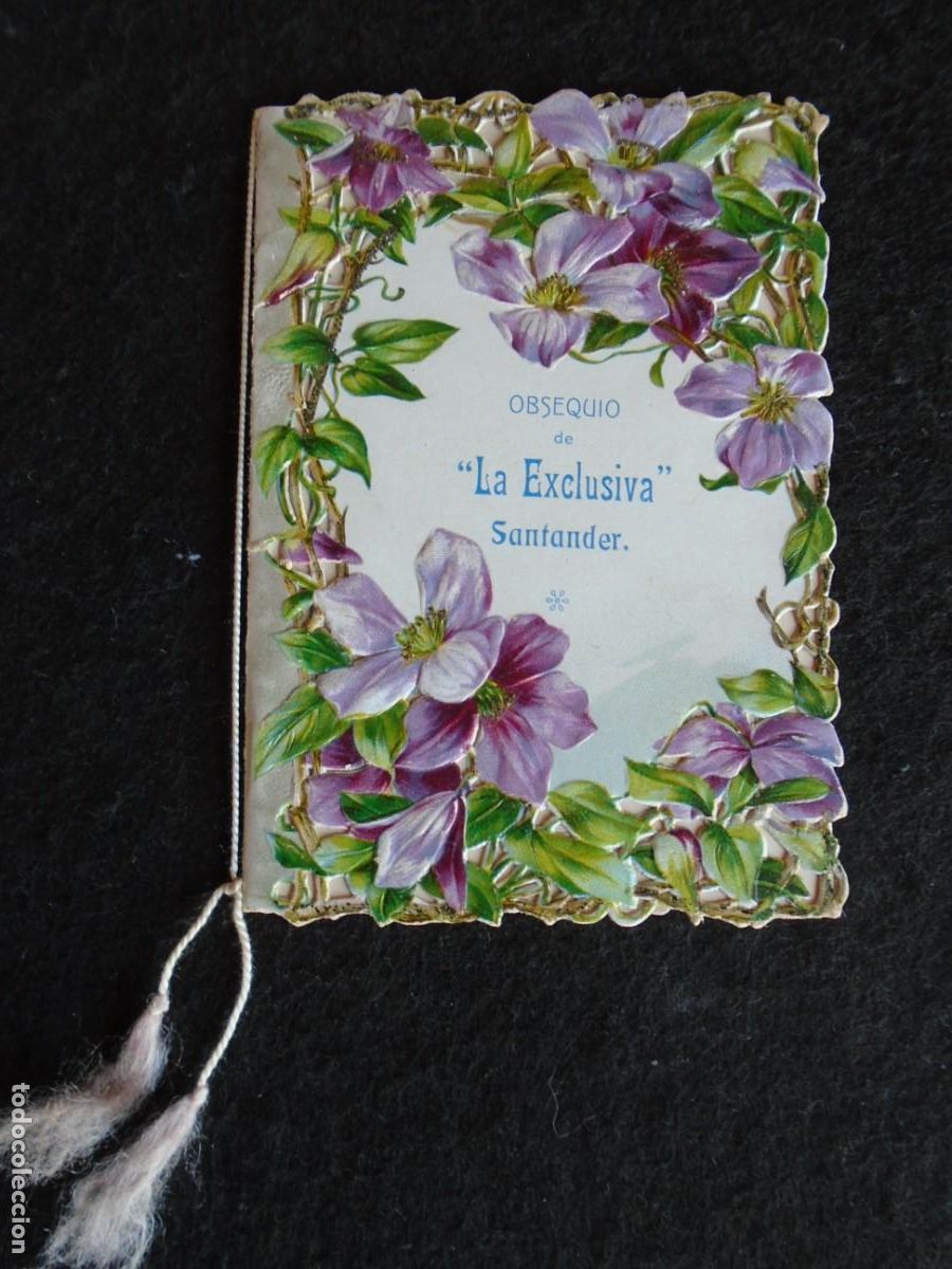 Coleccionismo calendarios: (CA-1240)CALENDARIO DE BOLSILLO OBSEQUIO DE LA EXCLUSIVA (SANTANDER) A&Ntilde;O 1904