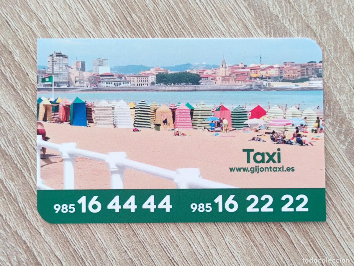Coleccionismo calendarios: CALENDARIO DE BOLSILLO 2027 - TAXI GIJON - CASETAS PLAYA SAN LORENZO - ASTURIAS