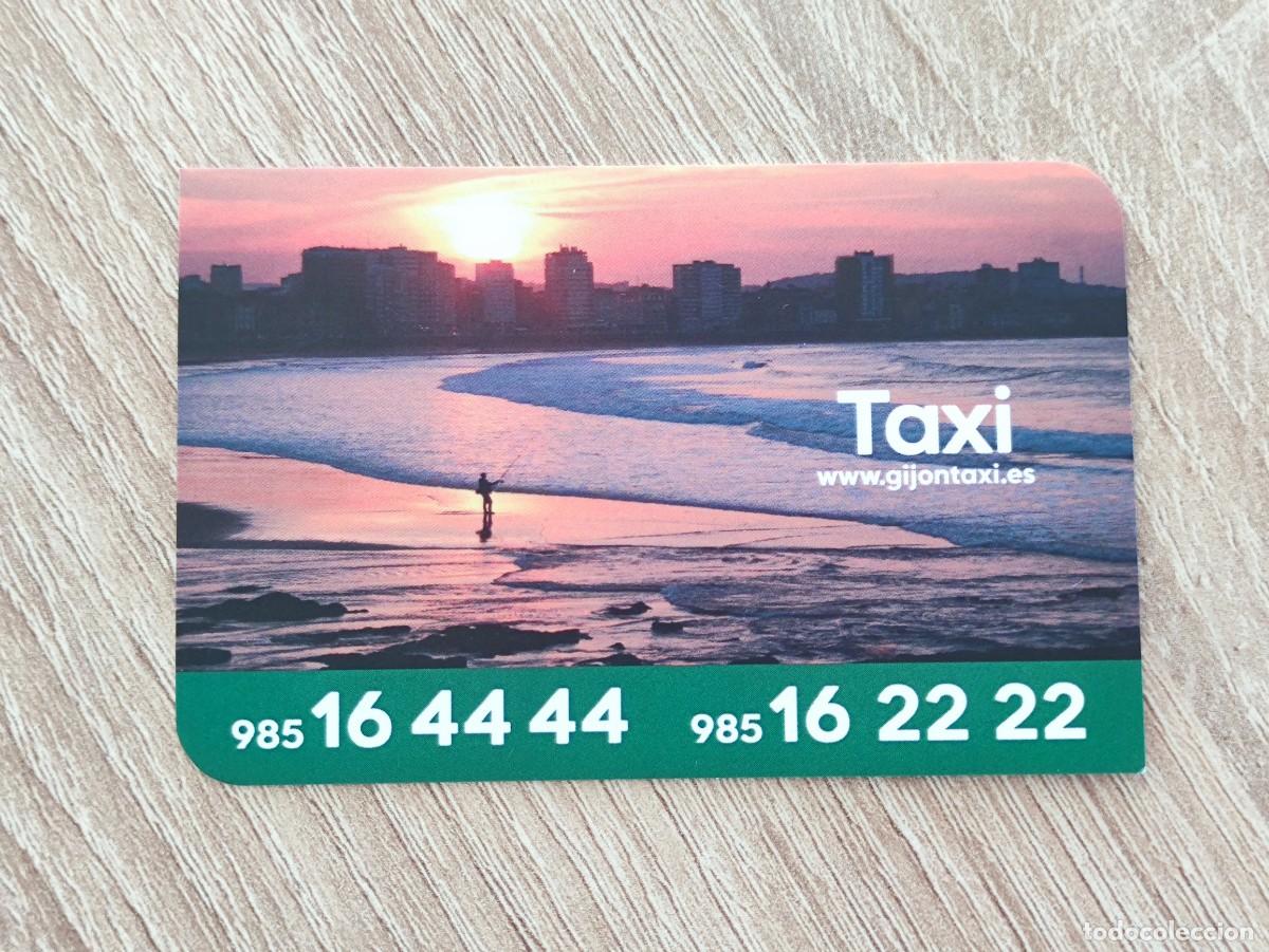 Coleccionismo calendarios: CALENDARIO DE BOLSILLO 2027 - TAXI GIJON - ATARDECER PLAYA SAN LORENZO - ASTURIAS