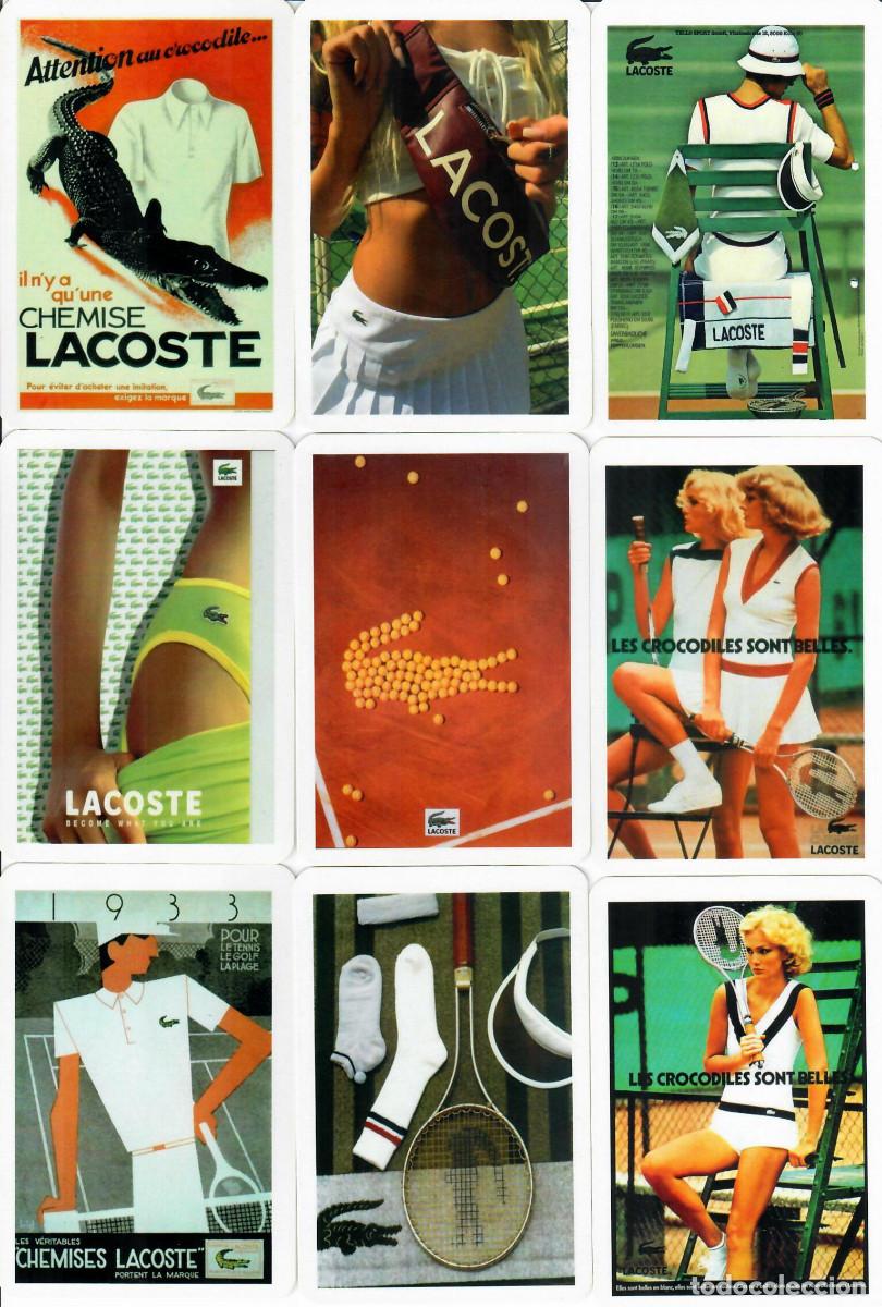 Coleccionismo calendarios: 9 CALENDARIOS DE BOLSILLO - A&Ntilde;O 2022 - LACOSTE