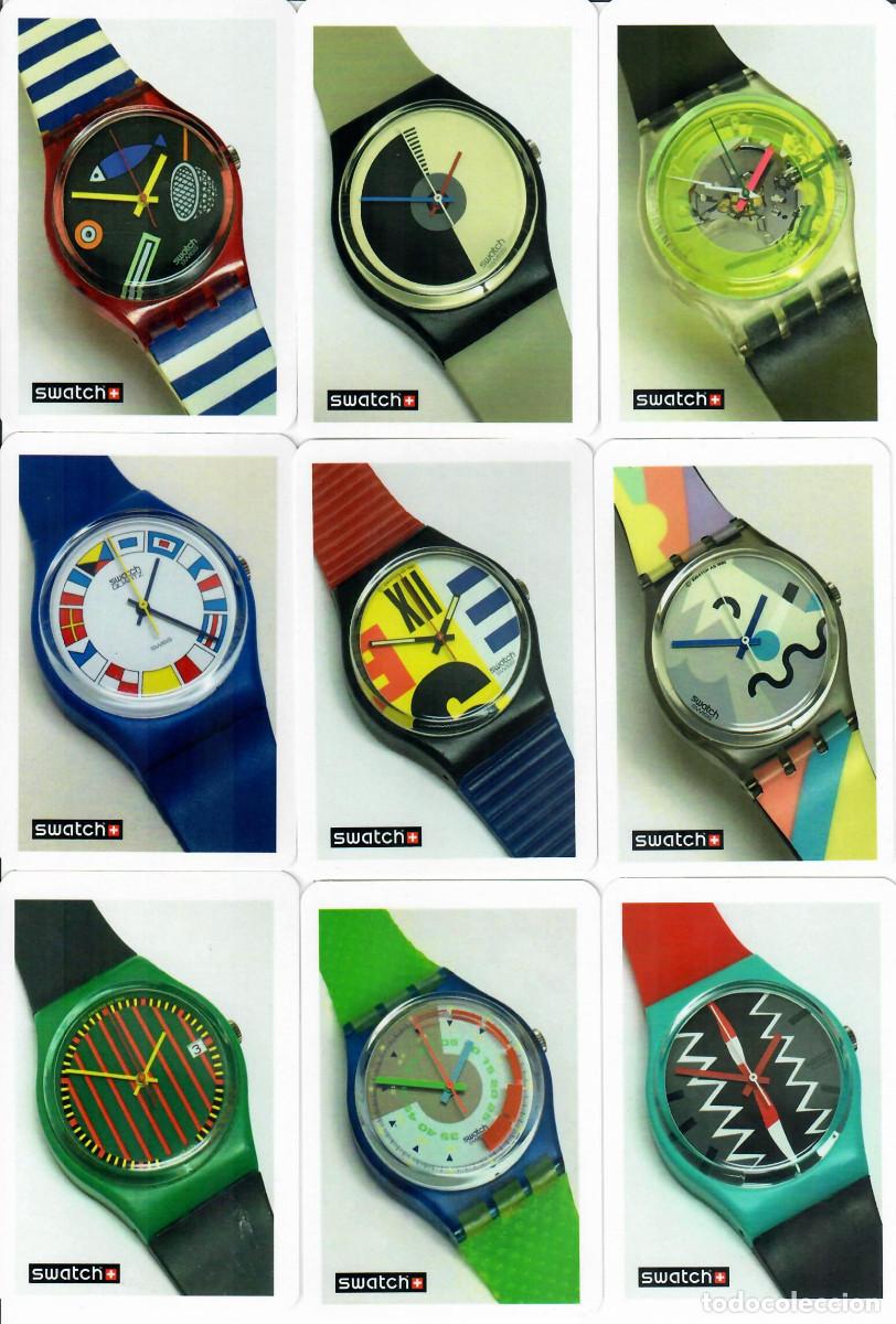 Coleccionismo calendarios: 9 CALENDARIOS DE BOLSILLO - A&Ntilde;O 2022 - RELOJES SWATCH