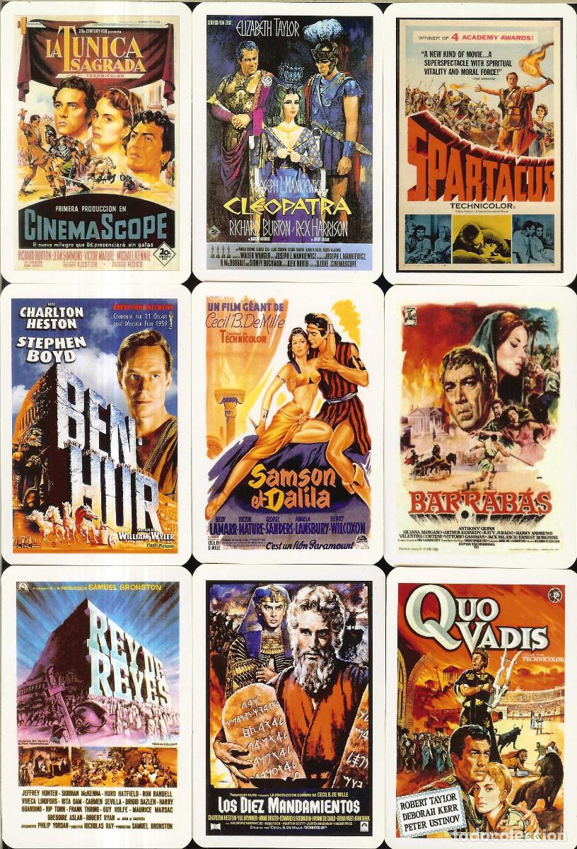 Coleccionismo calendarios: 9 CALENDARIOS DE BOLSILLO - A&Ntilde;O 2022 - PELICULAS HIST&Oacute;RICAS