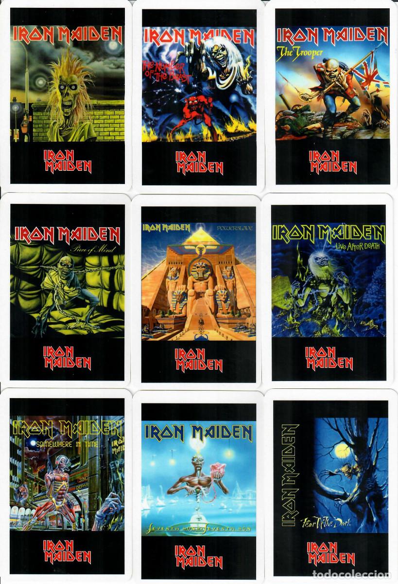 Coleccionismo calendarios: 9 CALENDARIOS DE BOLSILLO - A&Ntilde;O 2022 - IRON MAIDEN