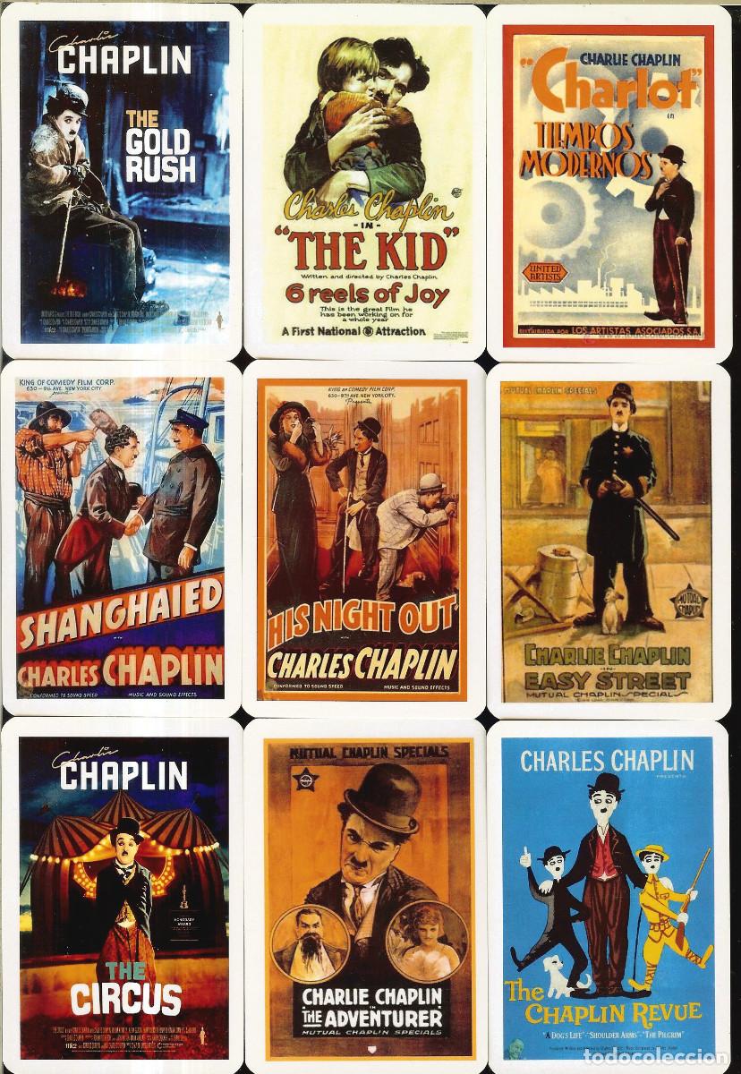 Coleccionismo calendarios: 9 CALENDARIOS DE BOLSILLO - A&Ntilde;O 2022 - PELICULAS CHARLIE CHAPLIN
