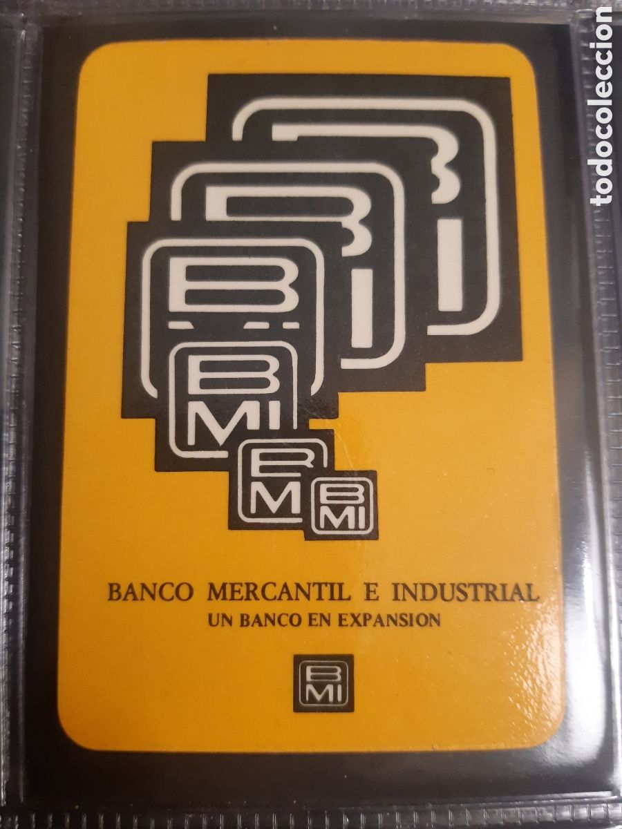 Coleccionismo calendarios: Calendario Banco Mercantil e Industrial 1974