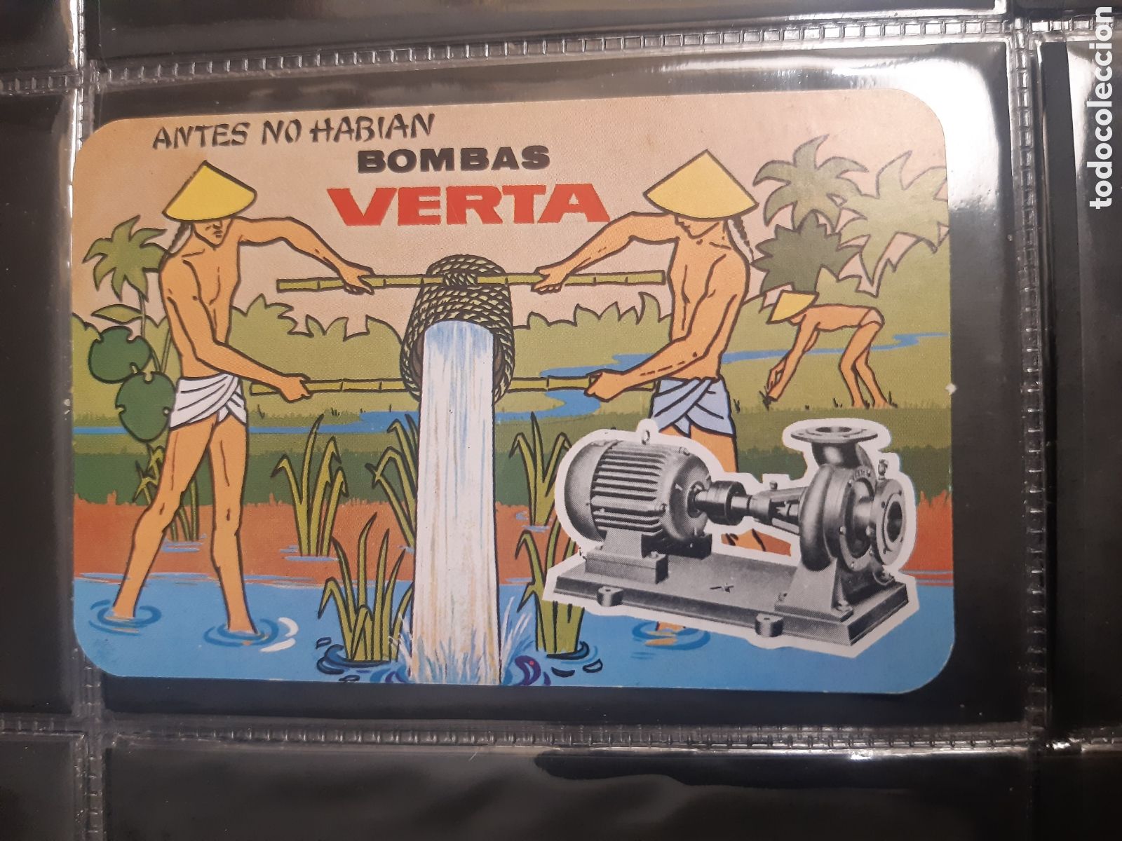 Coleccionismo calendarios: Calendario bombas Verta 1973
