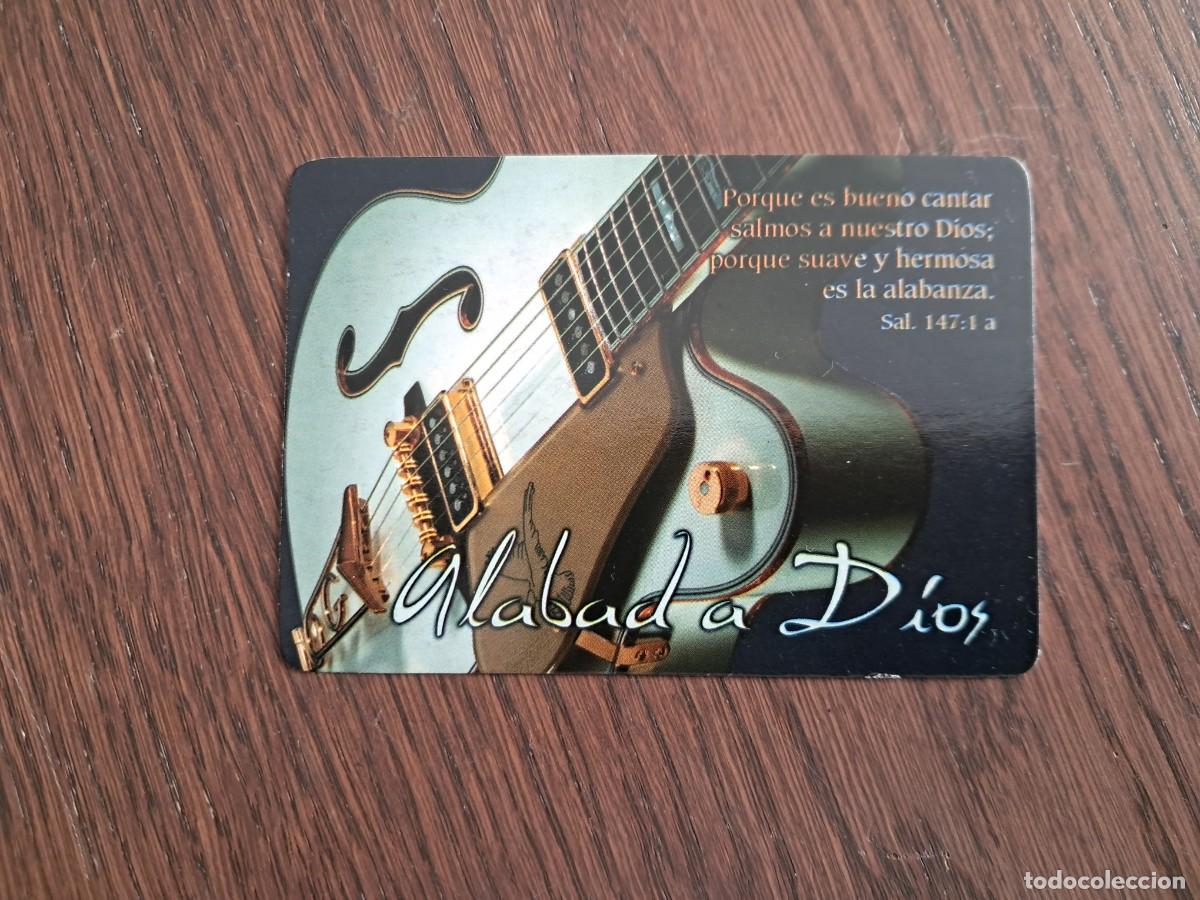 Coleccionismo calendarios: calendario de Per&uacute;, tipo religioso, con frase, imagen de guitarra, a&ntilde;o 2006.