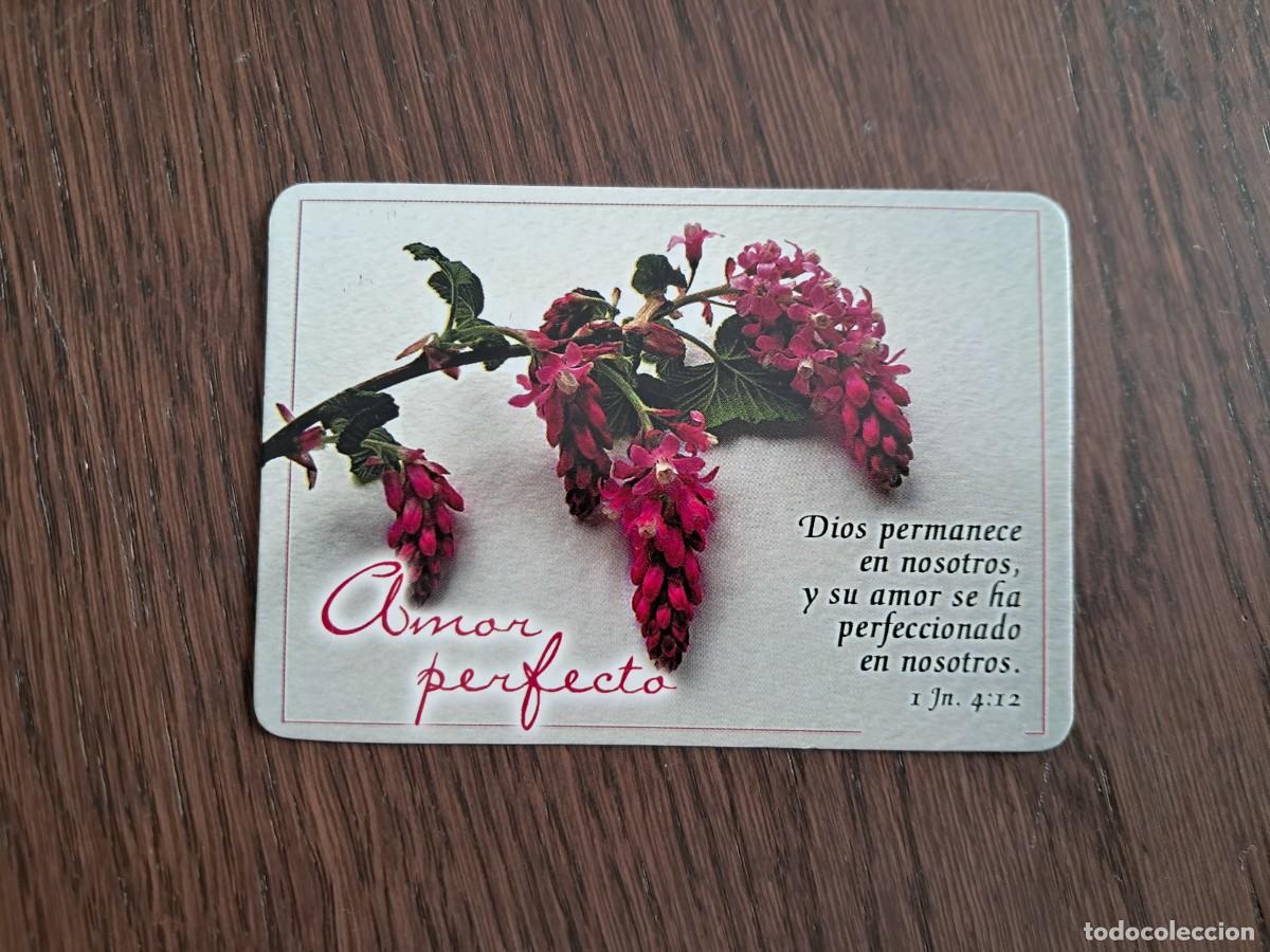 Coleccionismo calendarios: calendario de Per&uacute;, tipo religioso, con frase, imagen de flores, a&ntilde;o 2006.