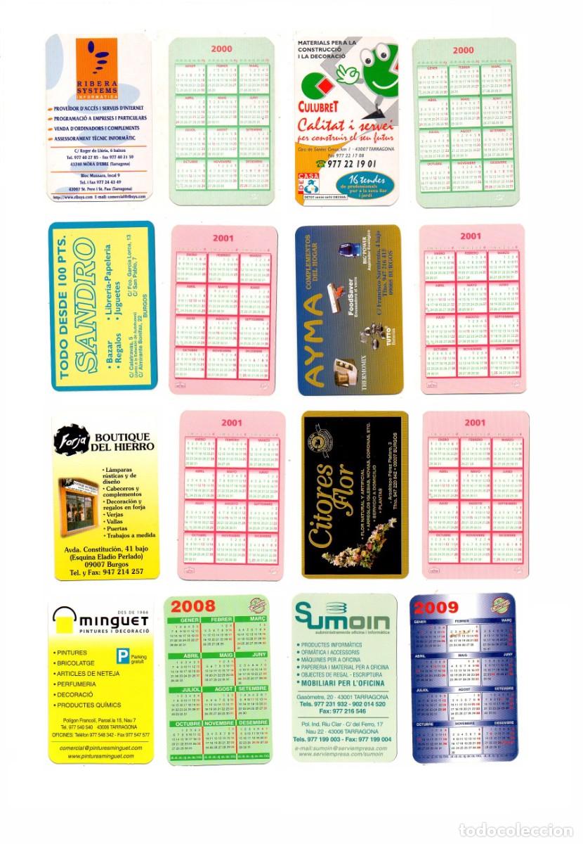 Coleccionismo calendarios: calendarios de bolsillo - lote 022 - 8 calendarios