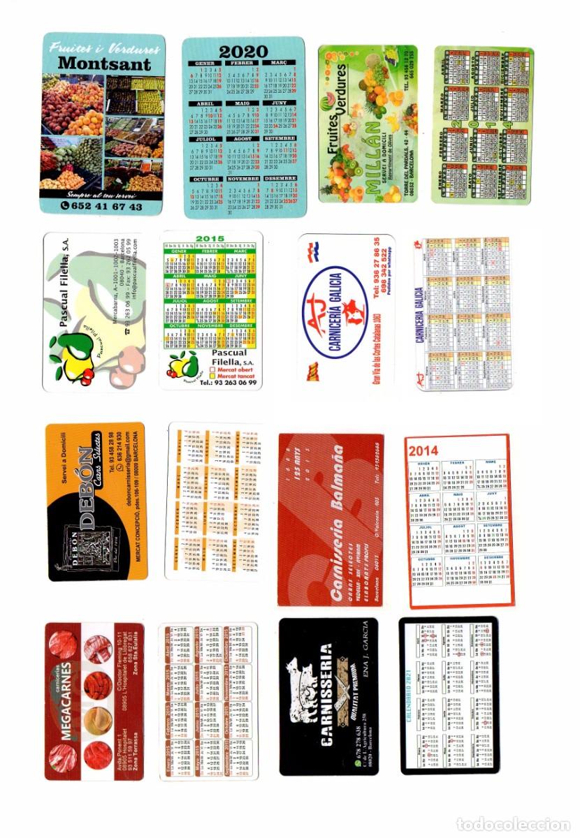 Coleccionismo calendarios: calendarios de bolsillo - lote 025 - 8 calendarios
