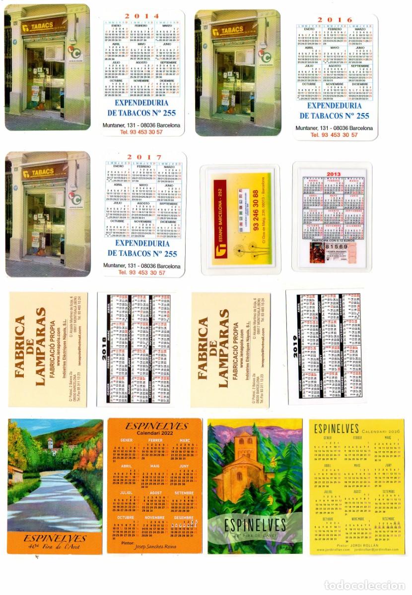 Coleccionismo calendarios: calendarios de bolsillo - lote 028 - 8 calendarios
