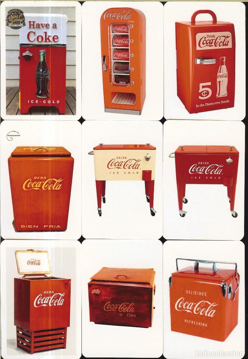 Coleccionismo calendarios: 9 CALENDARIOS DE BOLSILLO - A&Ntilde;O 2022 - NEVERAS COCA COLA
